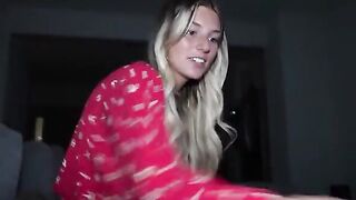 A young girl is being dominated by her stepbrother before he takes her to bed