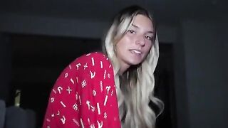 The couple makes their own porno before going to bed, it’s their little secret