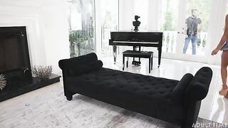 The guy fucked Latina in doggy style on the couch with intensity