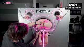 Fetish for metal and rubber: a captivating contrast in every touch and tease