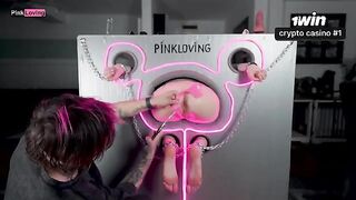 Fetish for metal and rubber: a captivating contrast in every touch and tease