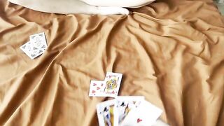 A stupid card game turned into a blowjob lesson with my stepsister