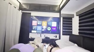 A hot stepsister brought her friend to fuck with my husband