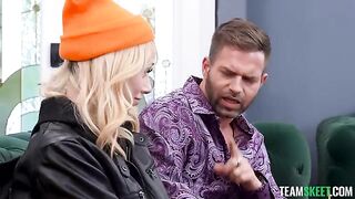 I sat the cute girl on my cock, her moans were louder than my thoughts