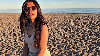 An empty beach isn't the best spot for getting intimate