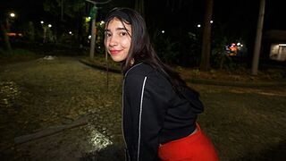 A cute Latina babe gets her ass gapped hard and deep in this rough porno