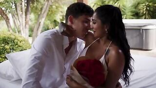 Yasmina Khan gets her tight ass smashed hard on Valentine's Day