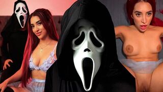 A horror movie with a hot Latina turns into sex