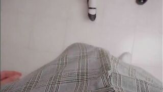Two young and sexy college girls are having fun with their tutor