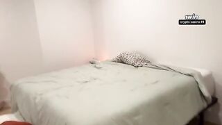 I caught my girlfriend's big boobs while they were slipping out of her bra
