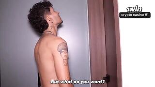 The lioness teaches the cub to hunt and fuck in the shower