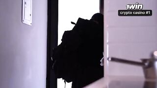 A huge ass Latina MILF seduces a muscular stranger to fuck her