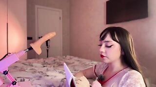 A sexologist is checking the work of a device for reaching orgasm