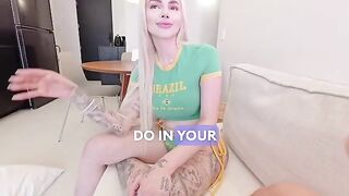 She talks about her life and then becomes a porn star for us
