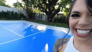 Gina Valentina gets her big ass banged outdoors in a steamy scene