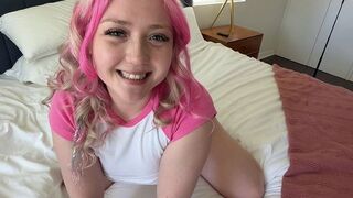 A hot woman has sex with her step daddy in panties