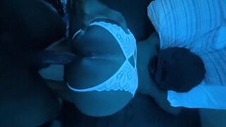 Ebony couple enjoys intense backshots and anal sex