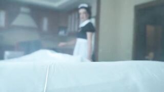 A ghost maid is fucking with a guy on Halloween 2021