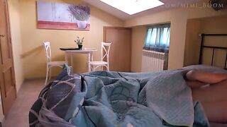 Morning sex with a gentle start to wake him up - Mimi Boom