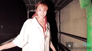 I peeped the construction site, then had anal sex with the girl in a risky spot