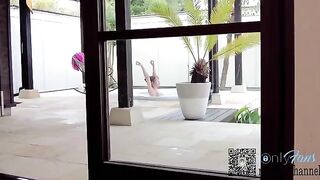 Luxury resort sex with a beautiful woman in tropics
