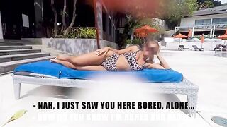 I picked up a girl at the pool, and she invited me to her house