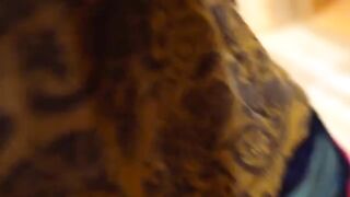 The cute Russian girl got her pussy dirty and cum-covered