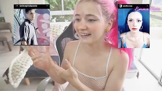 Petite TikTok thot reacts to the hottest Argentine porn ever