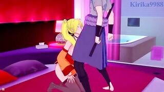 Naruko Uzumaki and Sasuke Uchiha fuck in a love hotel room