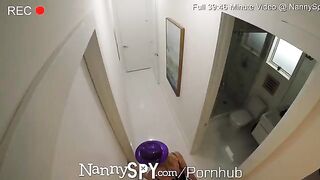 A nanny, played by the petite and stunning Anastasia Knight, is caught in a compromising situation