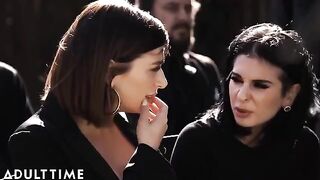 Widower fucks Marley Brinx at his wife's funeral in a taboo scene